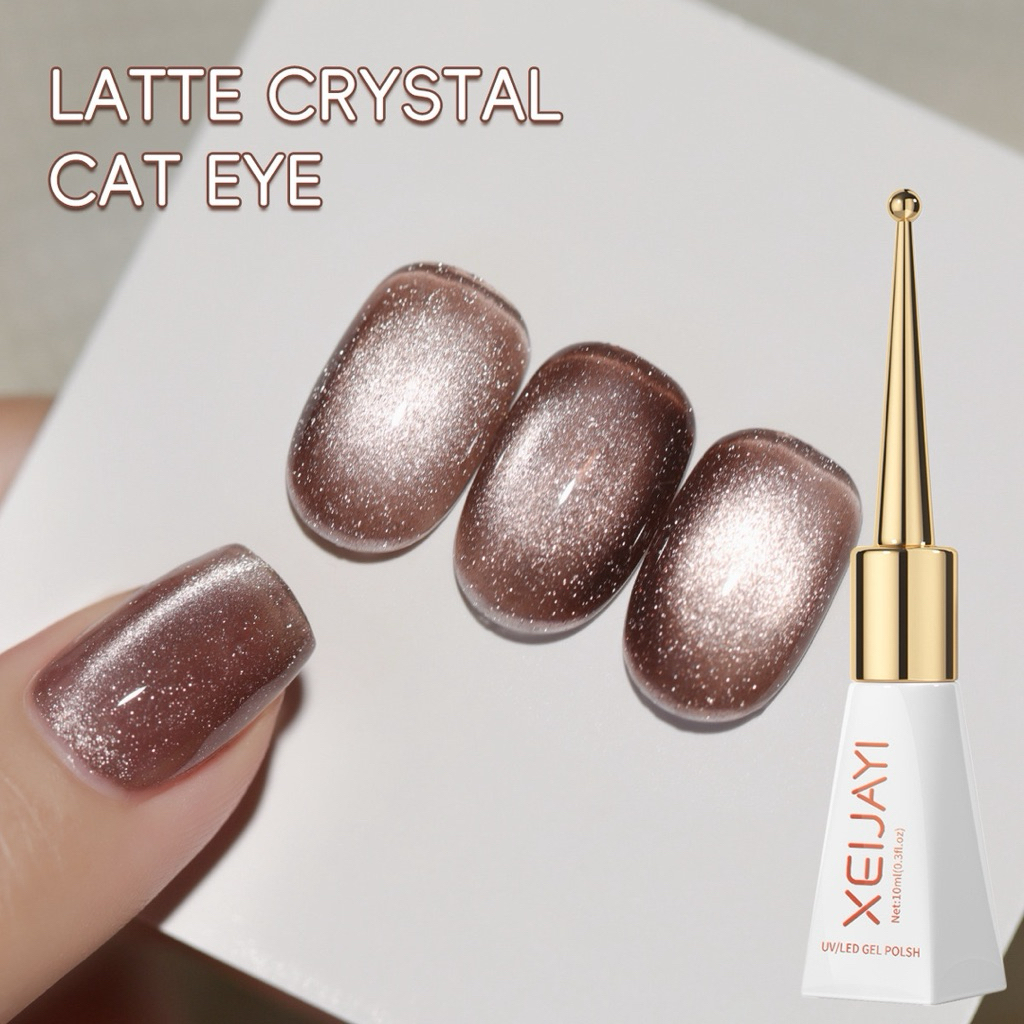 XEIJAYI สีทาเล็บเจล Crystal Cat Eye Collection ขนาด 10ml สินค้าพร้อมส่ง - รูปที่ 4