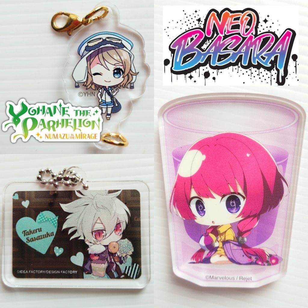 พวงกุญแจ Mint Neo Basara Fabulous Night Yohane the Parhelion Sunshine in the Mirror Takeru Sasazuka 