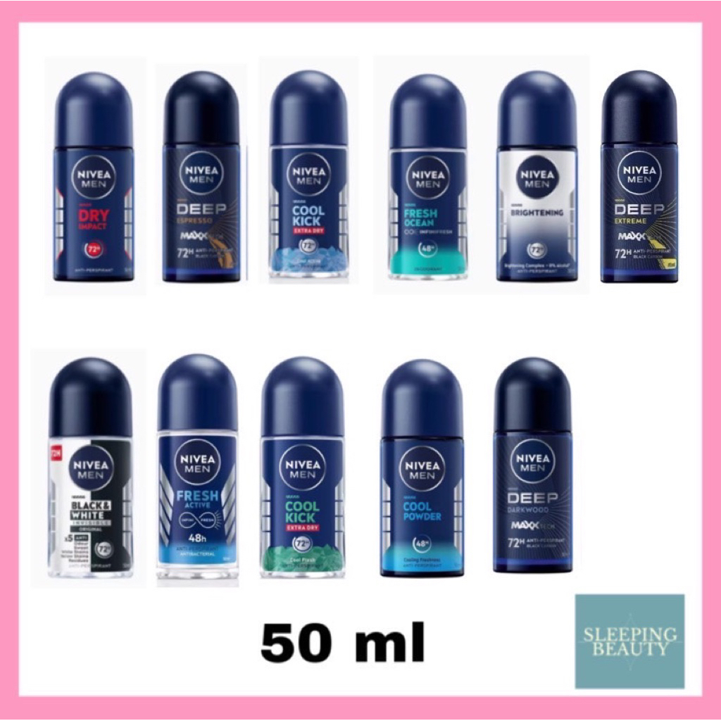 [ร้านเปิดใหม่ ของแท้จากโรงงานจ้า] nivea rollon นีเวียโรลออน 50 ml