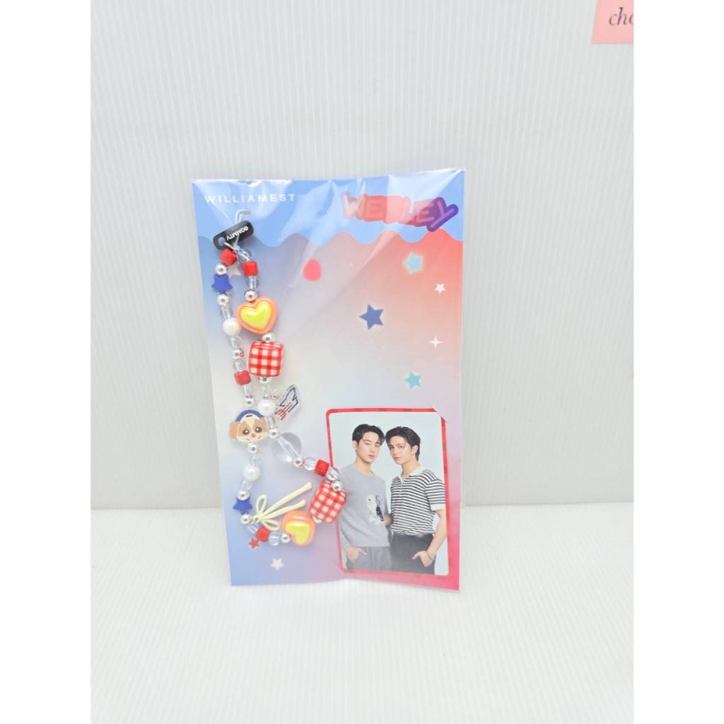 <พร้อมส่ง> Phone Charm สายห้อยโทรศัพท์ #Wesley #วิลเลี่ยมเอส #WilliamEst #GMM #Fanival