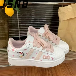 รองเท้า Kitty สตรี ไซส์ 36-40 - รองเท้าหัวหอยนางรม ใส่สบาย ดีไซน์น่ารัก สไตล์เกาหลี