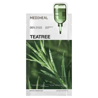 MEDIHEAL - Teatree Essential Mask Calming Moisture เมดิฮีล ทีทรี เอสเซนเชียล มาสก์ คาล์มมิ่ง มอยส์เจอร์