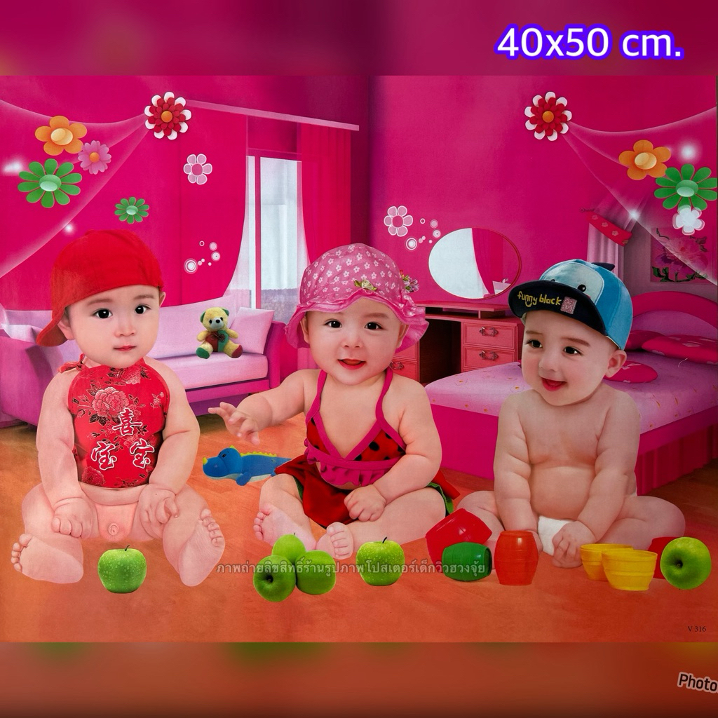(เลือกภาพด้านใน)👶🏻รูปภาพเด็กน่ารัก(สำหรับคนท้อง) ภาพโปสเตอร์ขนาด 15*21 นิ้ว