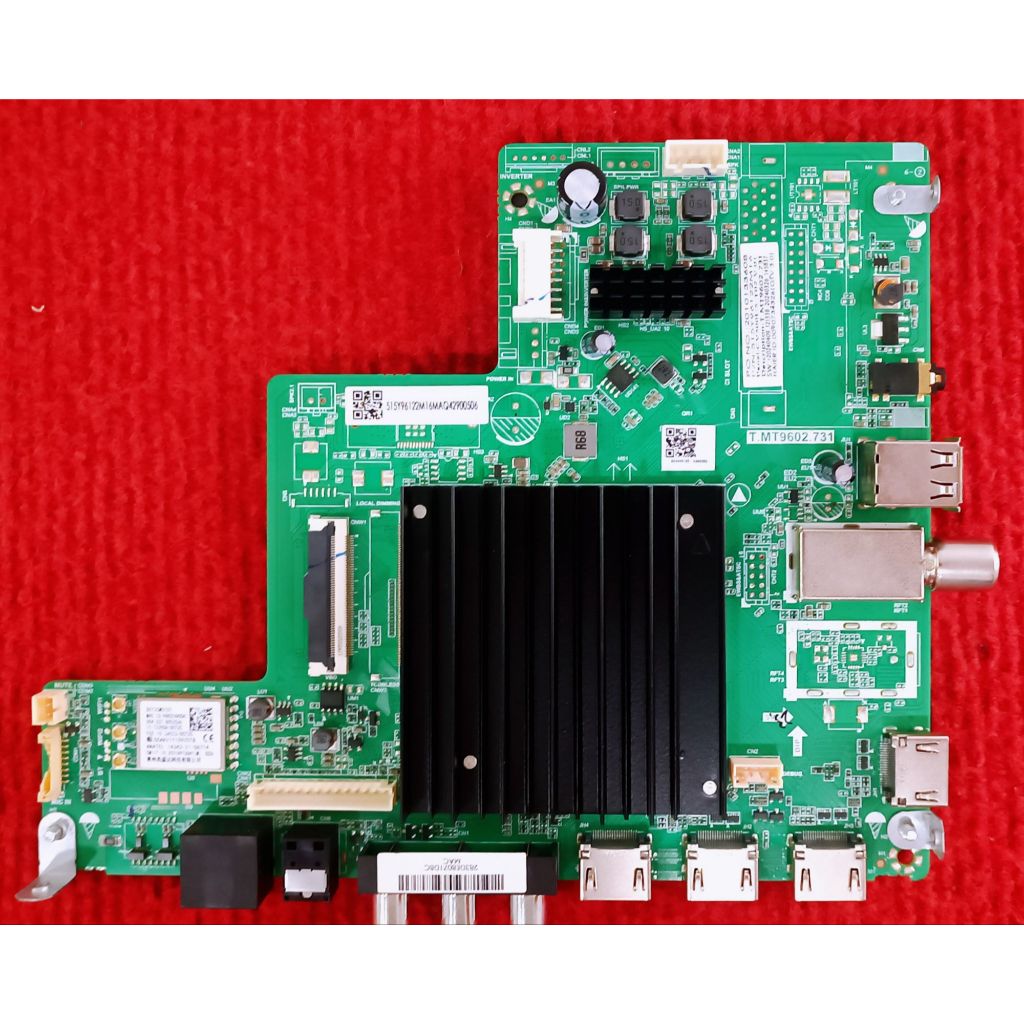 เมนบอร์ดทีวี  HAIER สำหรับรุ่น H50S80EUX  พาสบอร์ด  T.MT9602.731