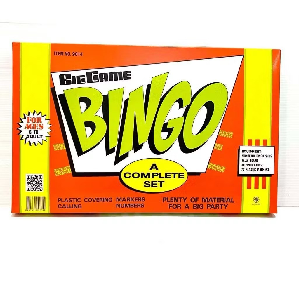 เกมกระดานเพื่อความสนุกสนานในครอบครัว และ สร้างเสริมทักษะการเรียนรู้ เกมBingo Game 30 แผ่น เกมส์บิงโก เกมเศรษฐี