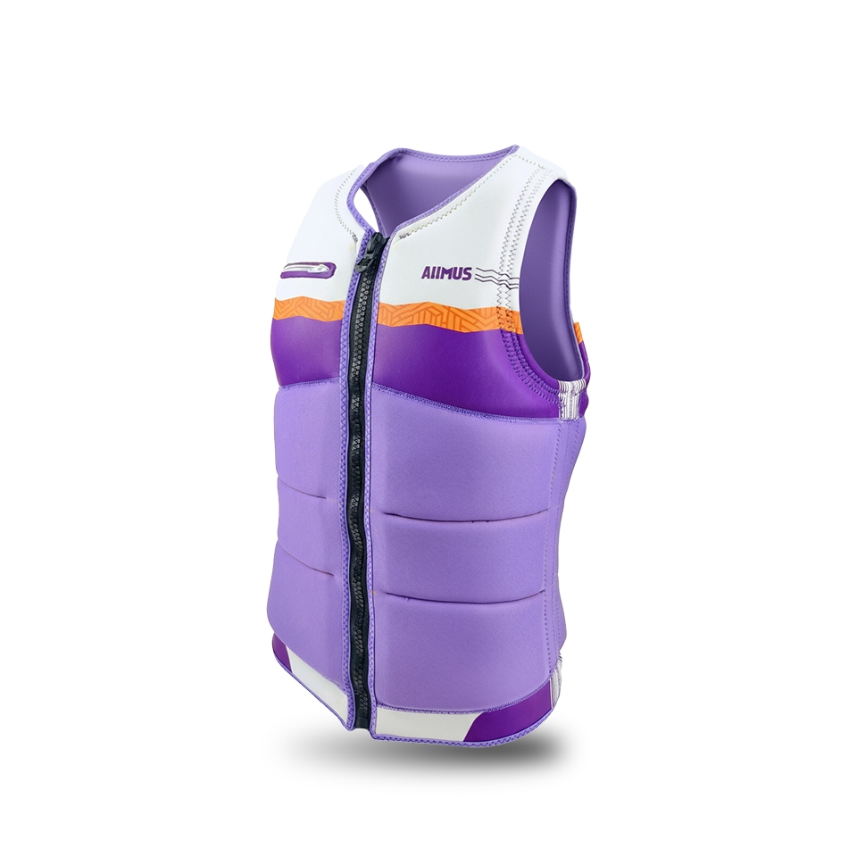 Allmus - Impact Vest - Purple vibe - เสื้อชูชีพสำหรับกีฬาทางน้ำ ป้องกันการกระแทก (made in Thailand)
