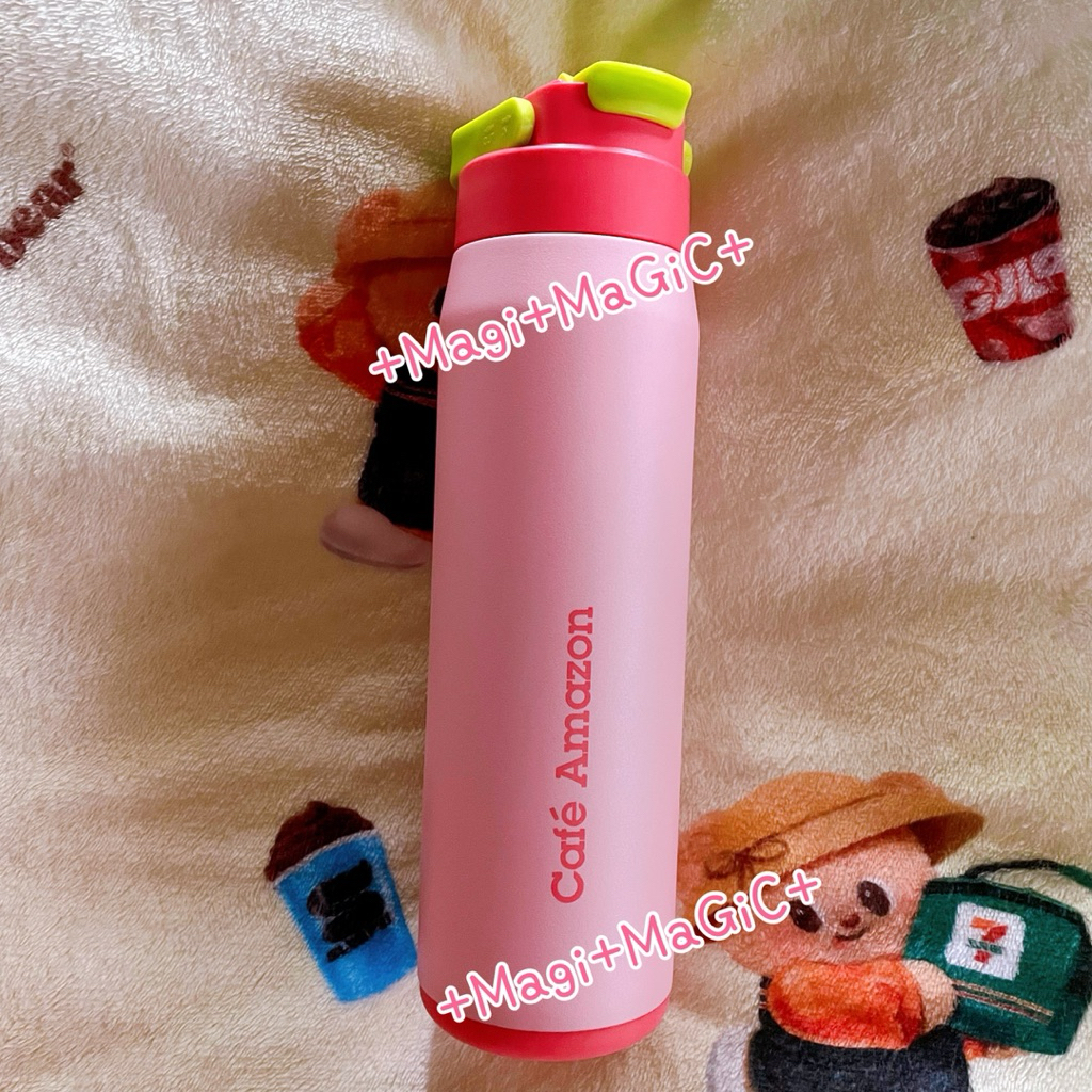 **พร้อมส่ง** กระบอกน้ำ สีพิเศษ Cafe Amazon Summer Splash Stainless Tumbler ขนาด 25 oz