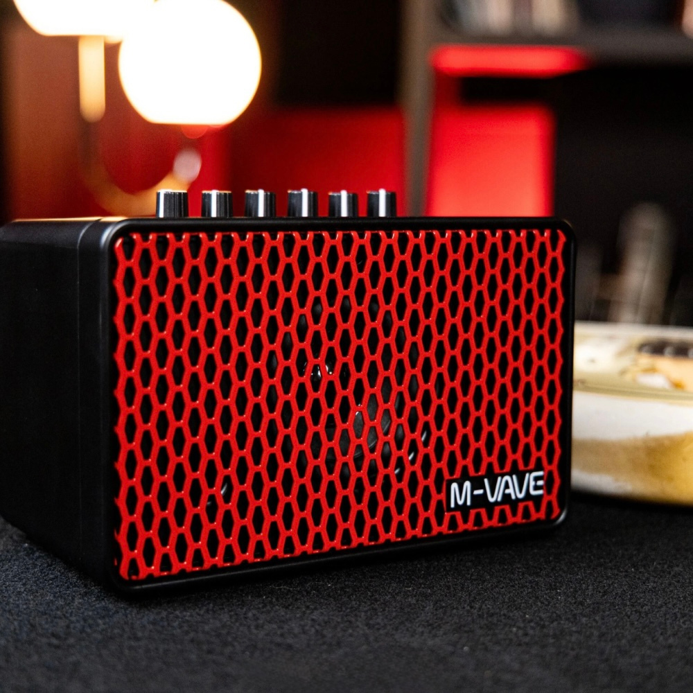 M-VAVE SP100 Cube Amp Guitar Amplifier แอมป์กีต้าร์ 10 วัตต์ ชาร์จไฟ มีบลูทูธ OTG - รูปที่ 2