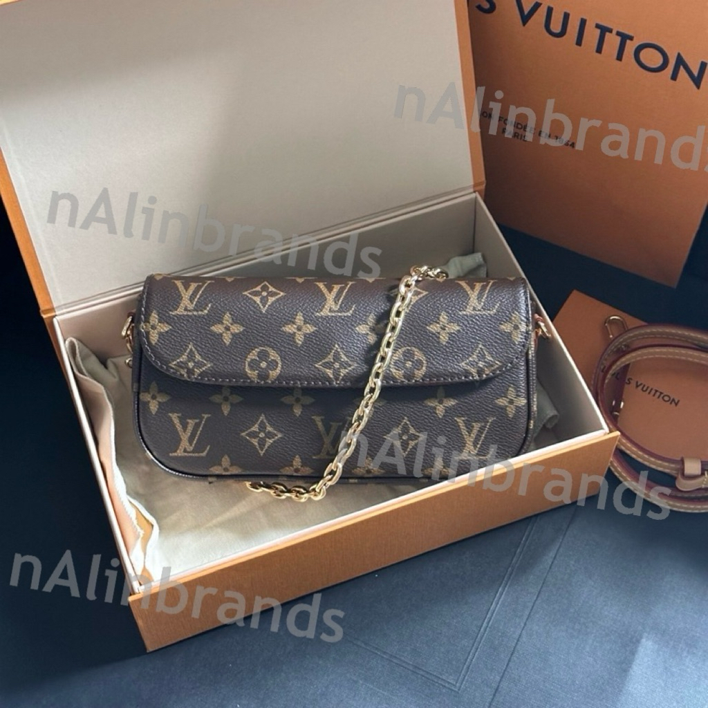 ✅พร้อมส่ง ราคาพิเศษ🤎New! LV Ivy (❗️เช็คสต็อคก่อนสั่งอีกทีนะคะ)