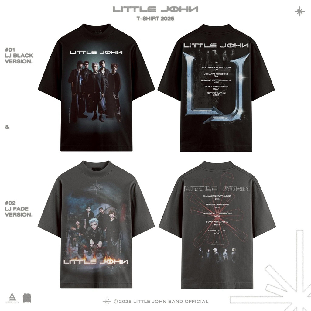 (ของแท้ 100%) พร้อมส่ง LITTLE JOHN T-SHIRT 2025