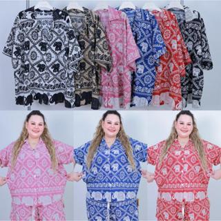 [ ส่งฟรี 🔥 ] รวมชุดลายช้างสาวอวบ ไซส์ใหญ่ ลายช้างไทย ใส่สบาย…
