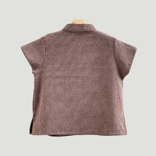 เสื้อคอจีนผ้าฝ้ายเกล็ดเต่า เนื้อนุ่มมือสีไม่ตกไม่หด ทรงเอกระดุมไม้ใส่งานได้จริง สวมใส่ง่ายๆสบายๆได้ทุกวัย