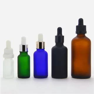 [COSS] ขวดดรอปเปอร์สีชา แพ็ก 100 ขวด 5ml 10ml 15ml 30ml 50ml 100ml ขวดเซรั่ม ขวดแก้วหัวบีบหยด พร้อมส่ง ราคาส่ง