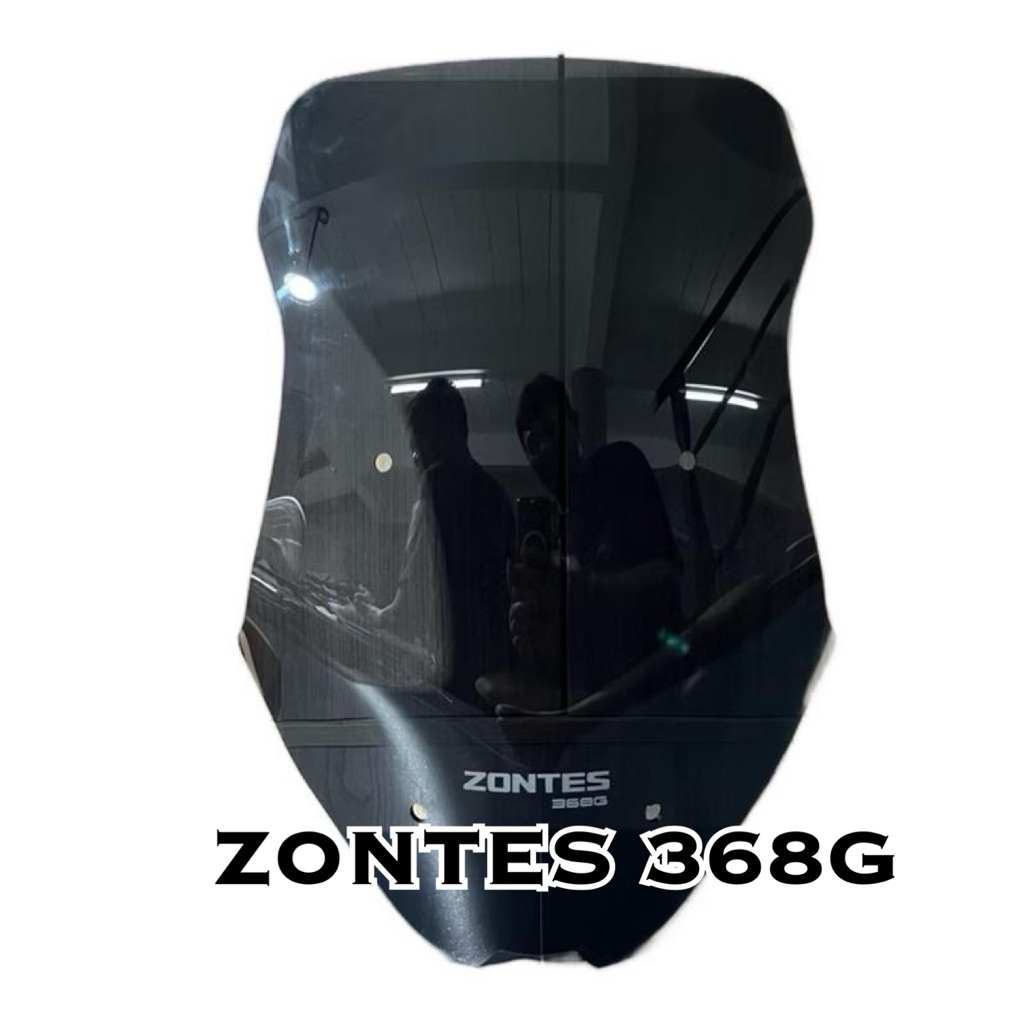ชิวหน้าแต่ง Zontes 368G ตรงรุ่น หนา 4mm สูง 53cm