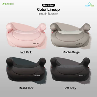 DAIICHI - Innofix Booster Car Seat (ระบบBelt/Isofix) บูสเตอร์สำหรับเด็กโต ตั้งแต่ 3-12 ปี (Black)