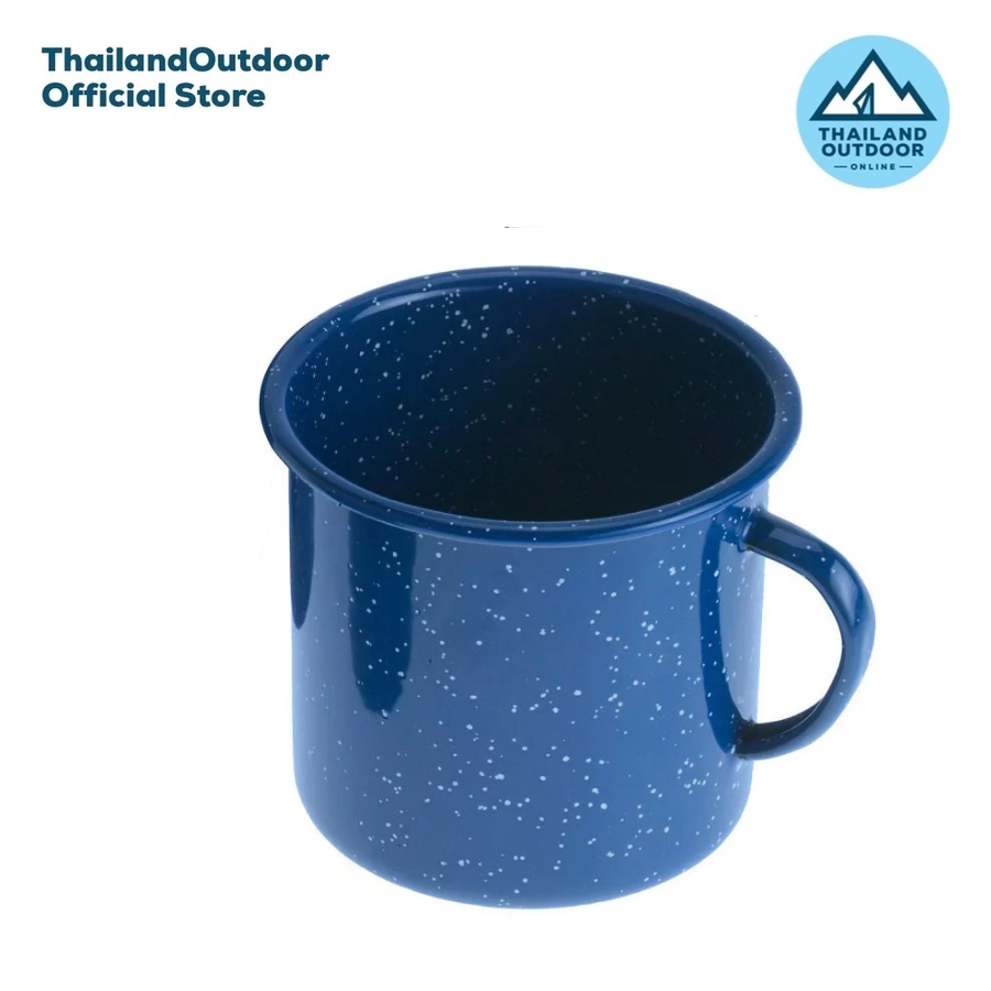GSI Enamelware Cup 18 Oz Blue แก้วเคลือบ