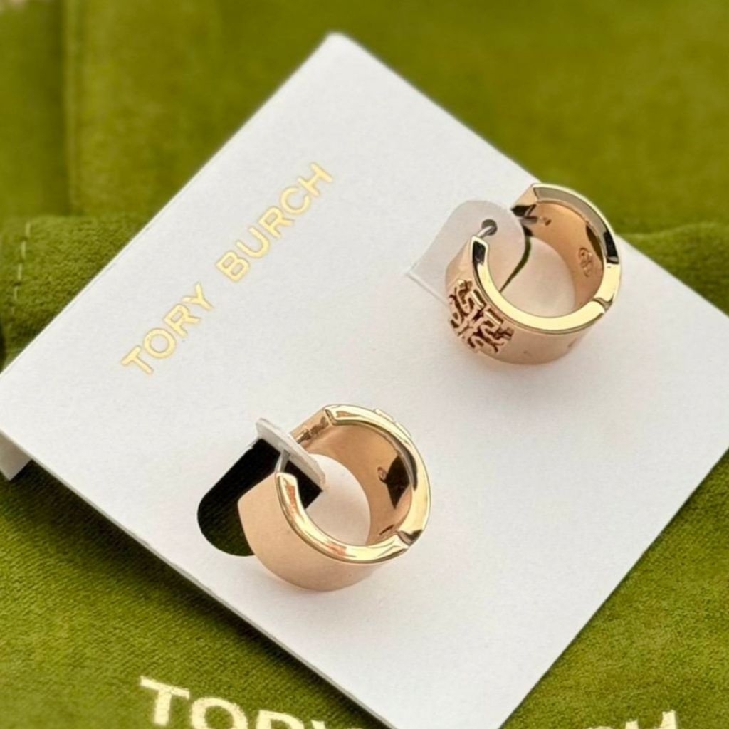 ตุ้มหู ห่วง T0RY Burch 2 สี