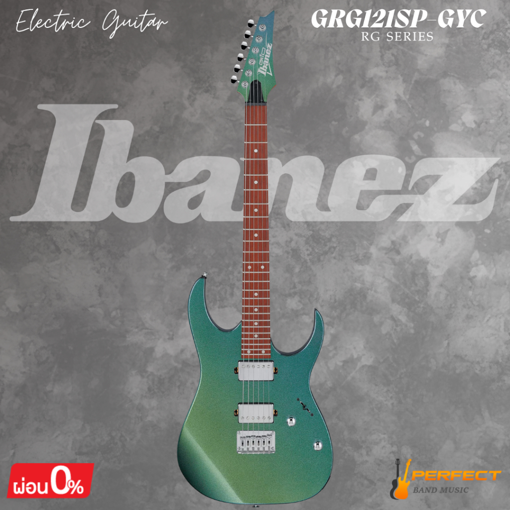 กีตาร์ไฟฟ้า Ibanez GRG121SP-GYC Electric Guitar * กรุณาสอบถามก่อนสั่งซื้อ *