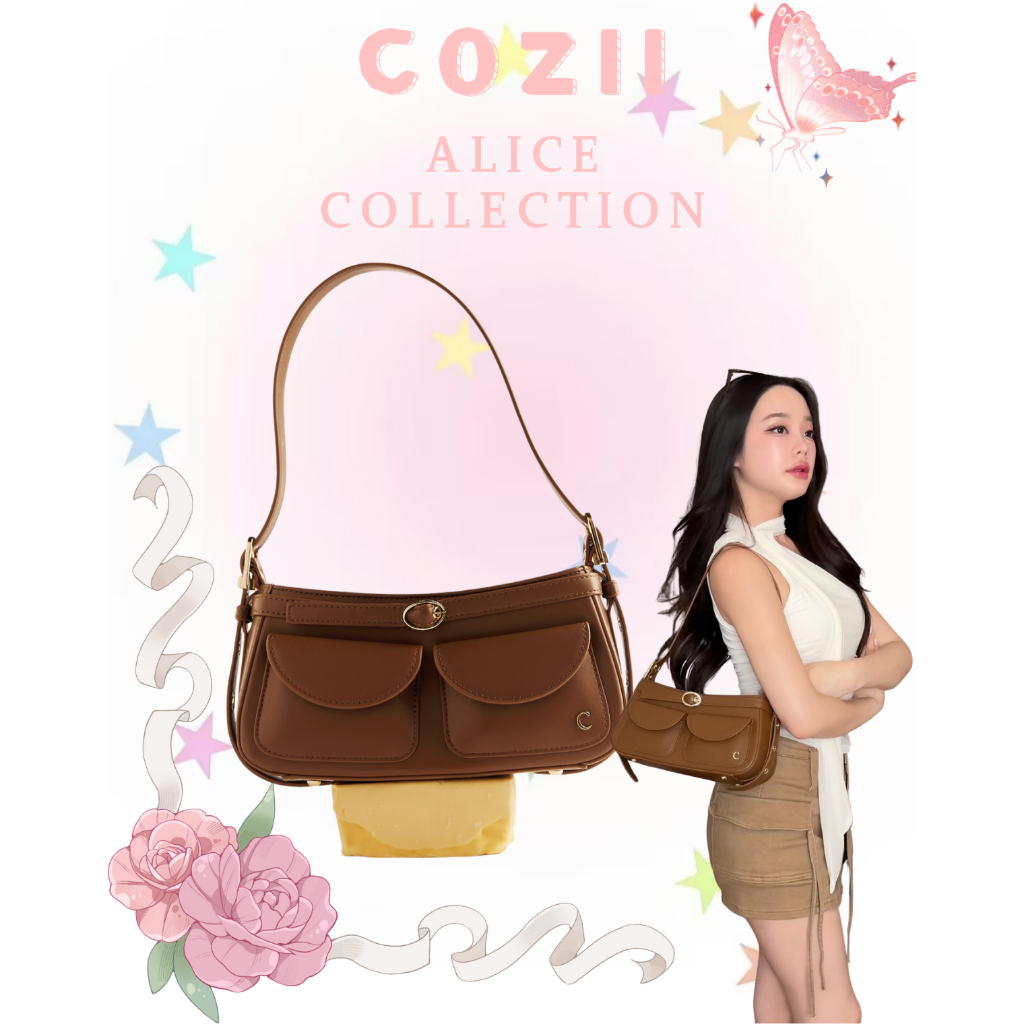 COZII BAG ALICE COLLECTION👜6 สีใหม่💯ของแท้ง 🚚สินค้าพร้อมส่