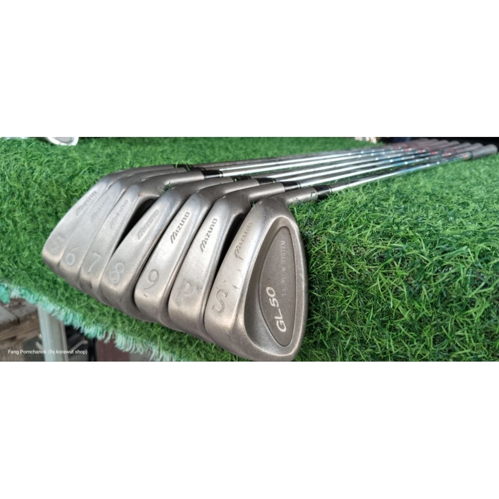 ไม้กอล์ฟมือสอง ชุดเหล็กเลดี้ MIZUNO มีเหล็ก 5-6-7-8-9-P-S 7ชิ้น./ก้าน เหล็ก. Flex.L