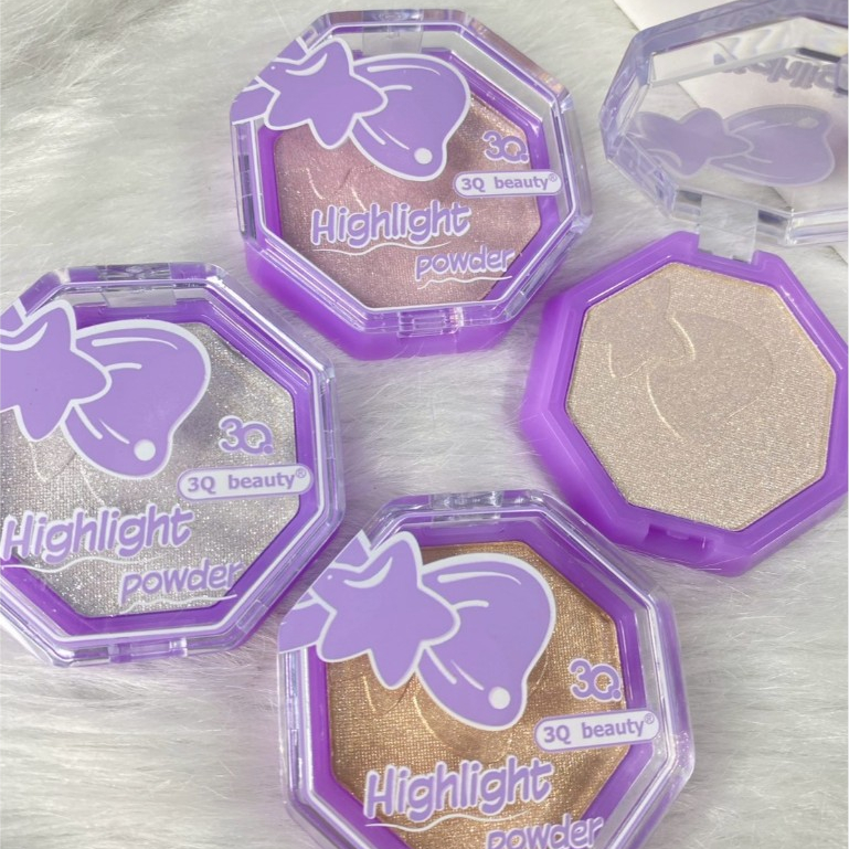 3Q BEAUTY ไฮไลท์พาวเดอร์ ฉ่ำวาว สีชัดติดทน HLT-103
