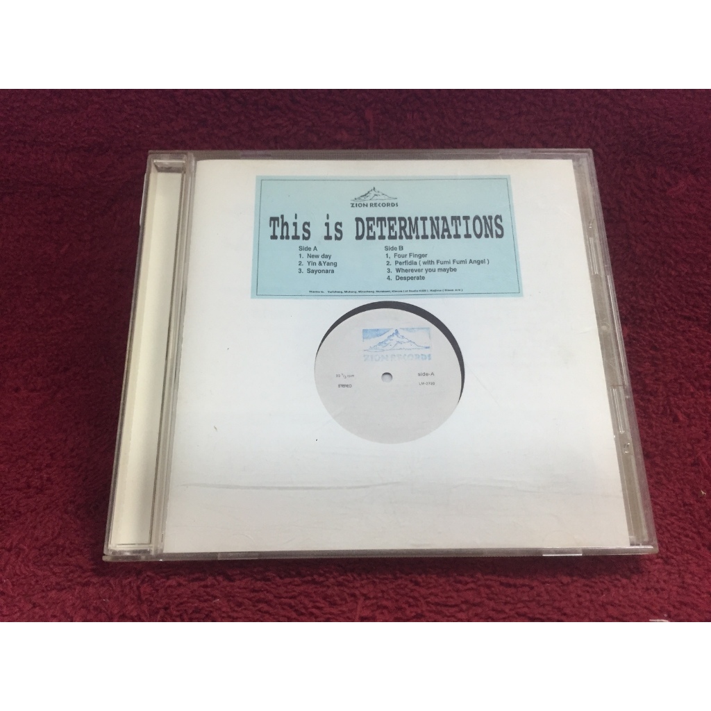 CD This is DETERMINATIONS / DETERMINATIONS สภาพตามปก CA9-34