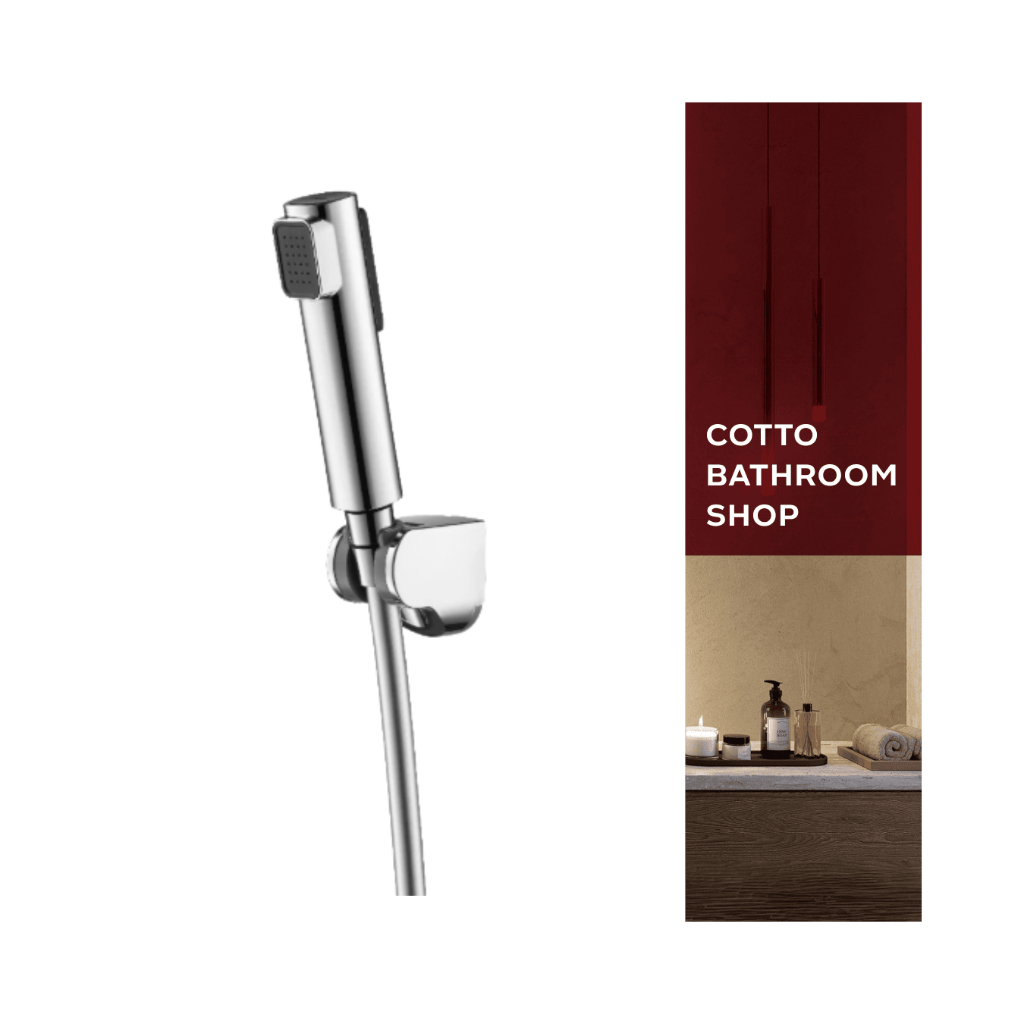 COTTO สายฉีดชำระสีโครเมี่ยม 2 ฟังก์ชั่น CT9915#CR(HM)