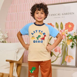 e'clat เสื้อผ้าเด็ก เสื้อยืดคอกลม แขนสั้น เด็กผู้ชาย 1-6ปี ส…