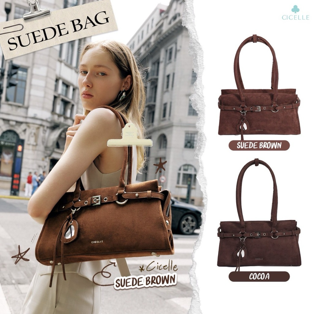 cicelle รุ่นฮิตหนังกลับ สะพายข้างหูยาวววใช้ง่ายสะพายได้ทุกวัน🌤️ limited CICELLE