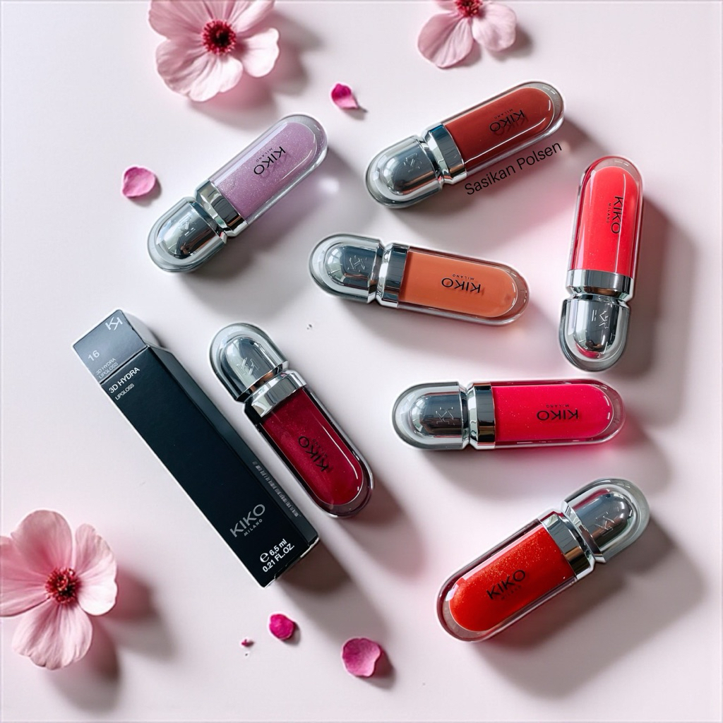 Mix/KIKO 3d Hydra Lipgloss 6.5ml.บำรุงริมฝีปากเปล่งประกาย