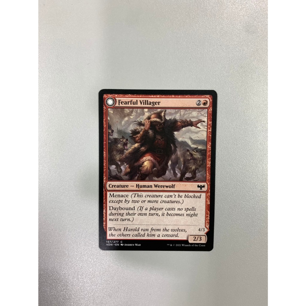 Innistrad : Crimson Vow: Fearful Villager
