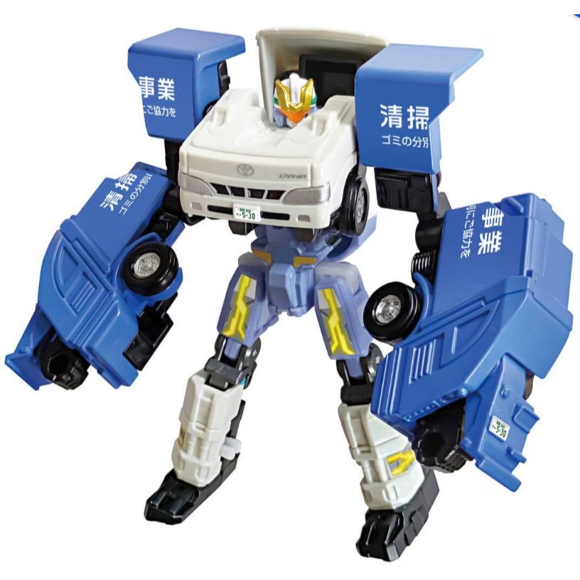 |direct from Japan| <Takara Tomy> TOMICA Job Braver TJB07 Clean Braver Toyota Dyna Cleaning Truck