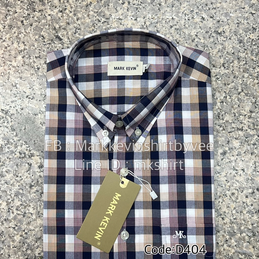 เสื้อเชิ้ตลายสก๊อต สีน้ำตาล-ครีม-ดำ ทั้งแขนสั้นและแขนยาวนะคะ