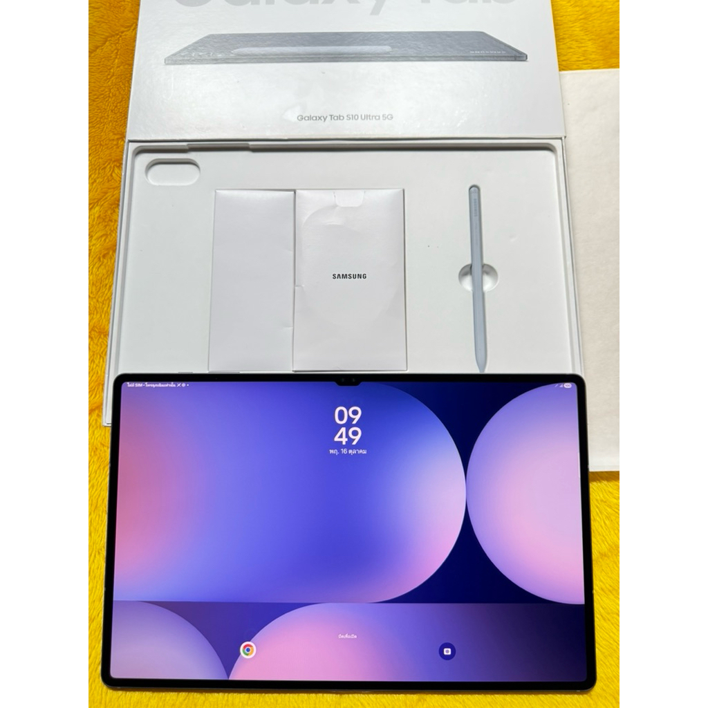 Samsung Tab S10 Ultra5G-512GB.ศูนย์ใหม่มาก.