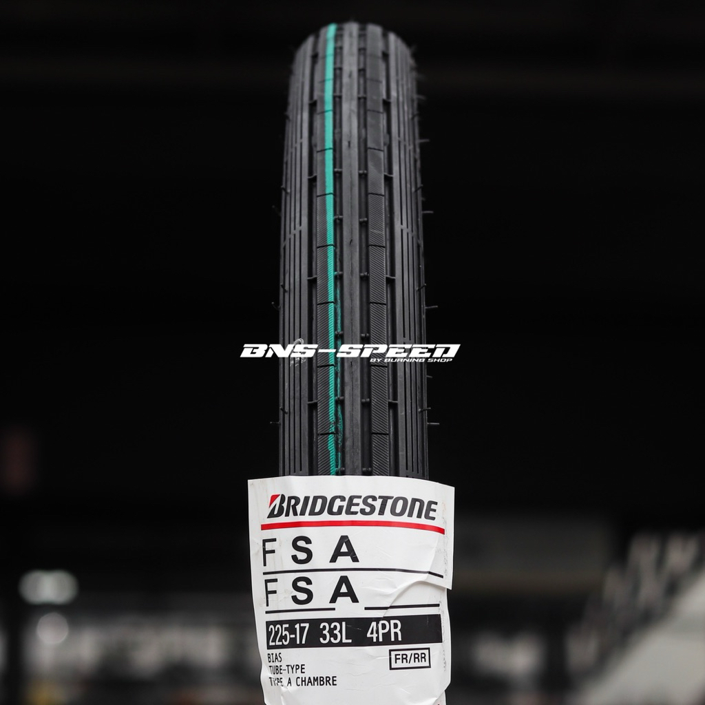ยาง Bridgestone Battlax FSA (225-17) ลายตรง ไทยผลิตปี 24-25 (ราคาต่อเส้น)