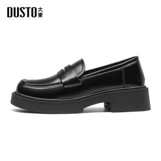 DUSTO รองเท้าโลฟเฟอร์คลาสสิก นุ่มสบายไม่เสียดสีเท้า การเดินทางประจำวัน 35-40