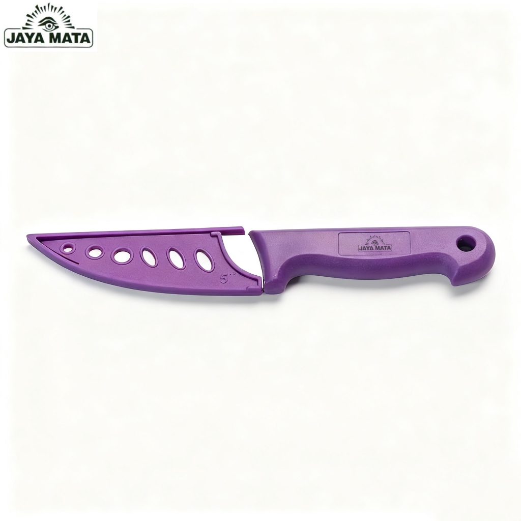 JAYA MATA มีดอเนกประสงค์ 5 นิ้ว ด้ามสีม่วง (JM247-5)