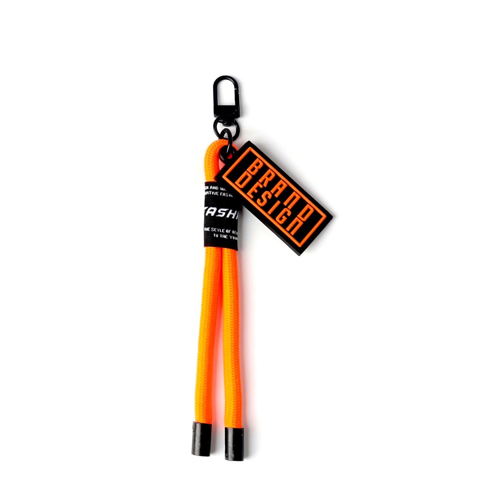 เชือกคล้องโทรศัพท์ สายห้อยกุญแจ ห้อยหูฟัง ห่วงโลหะแข็งแรง สายคล้องมือถือ 5 สี ดำ ขาว เขียว ครีม ส้ม - รูปที่ 3