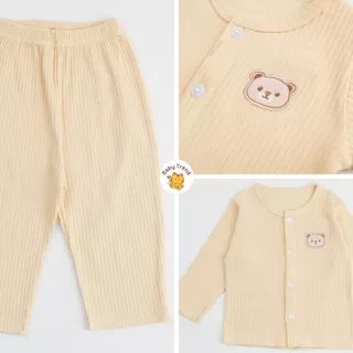 Babytrend ชุุดนอนเด็ก 3-24 เดือน เสื้อแขนยาว+กางเกงขายาว ผ้าคอตตอนนุ่มๆ ใส่สบาย