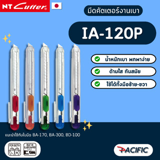 มีดคัตเตอร์ NT iA-120P ด้ามพลาสติกใส