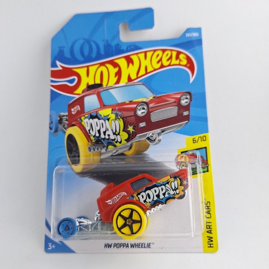 รถเหล็ก Hotwheels HW POPPA WHEELIE ART CAR (ib31)