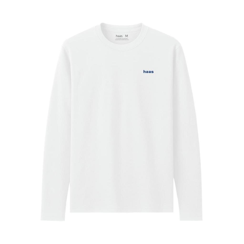 Haas เสื้อยืดกันหนาวแขนยาว ผ้าคอตตอน Unisex รหัส SBSK5762 ราคา ถูกที่สุด ดีลบีเคเค แกลเลอรีภาพที่ 5