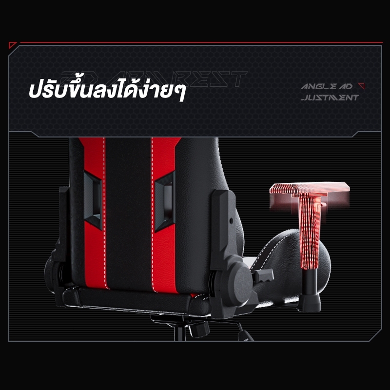 GAMEFORGE เก้าอี้เล่นเกม RacerX Series gaming chair เก้าอี้สำนักงาน รับประกันอย่างเป็นทางการ 5 ป รูปที่ 5