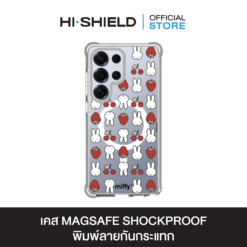 HI-SHIELD Magsafe Shockproof Case รุ่น Miffy029 [SAMSUNG S25 Ultra] - เคสแม่เหล็กกันกระแทก