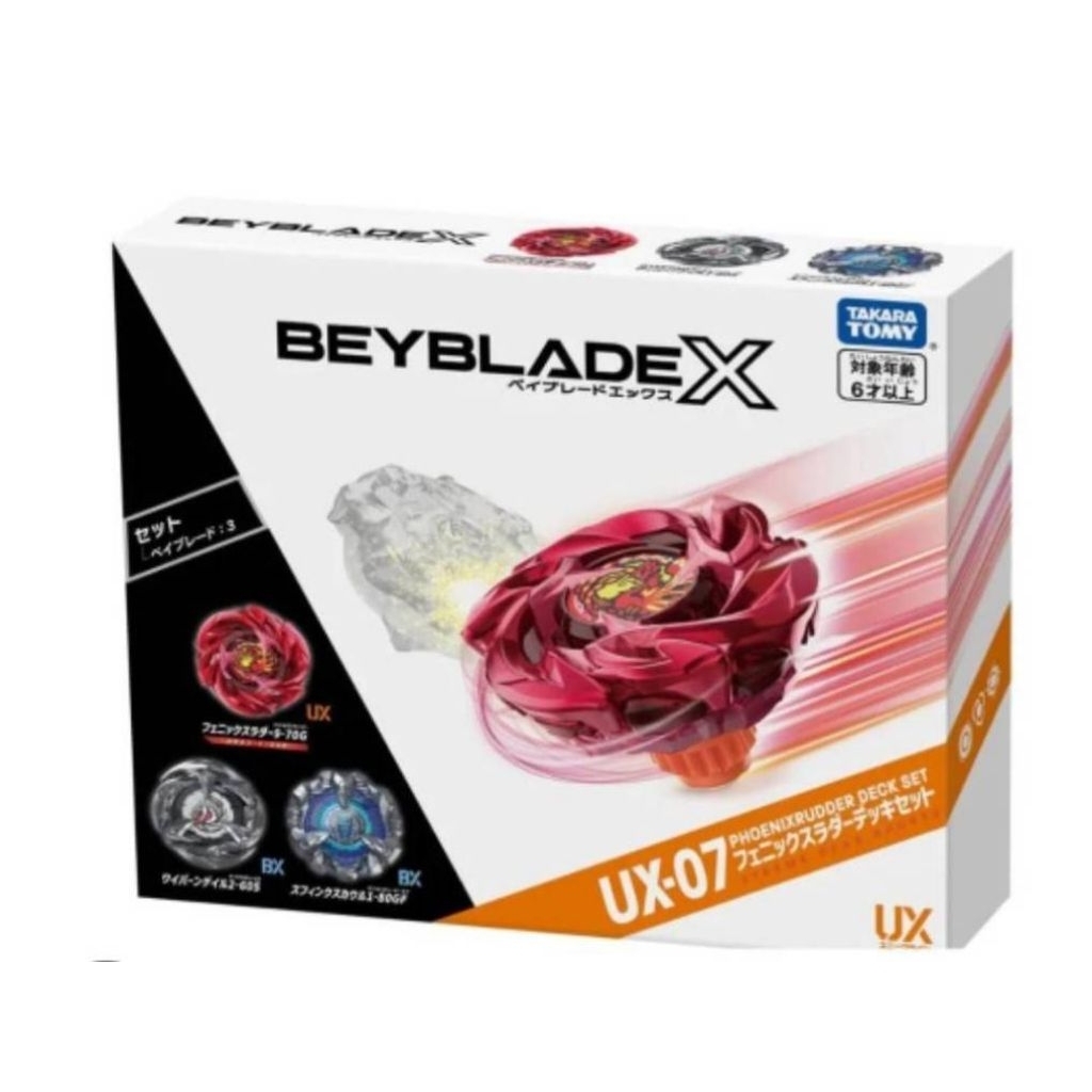 UX-07มี3ตัวอยู่ในกล่องเดียวPhoenix Rudder 9-70GSphinx Cowl 1-80GF
Wyvern Gale 2-60S