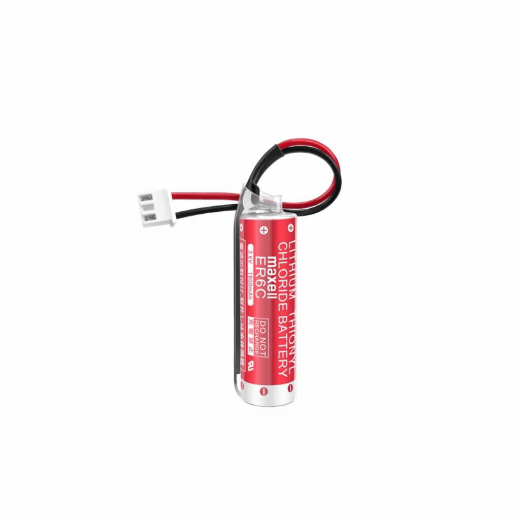 แบตเตอรี่ Maxell ER6C 3.6V 1800mAh (AA)แบตเตอรี่ลิเธียมพร้อมปลั๊กชนิดไม่ชาร์จ ร้านในกทมส่งของทุกวัน