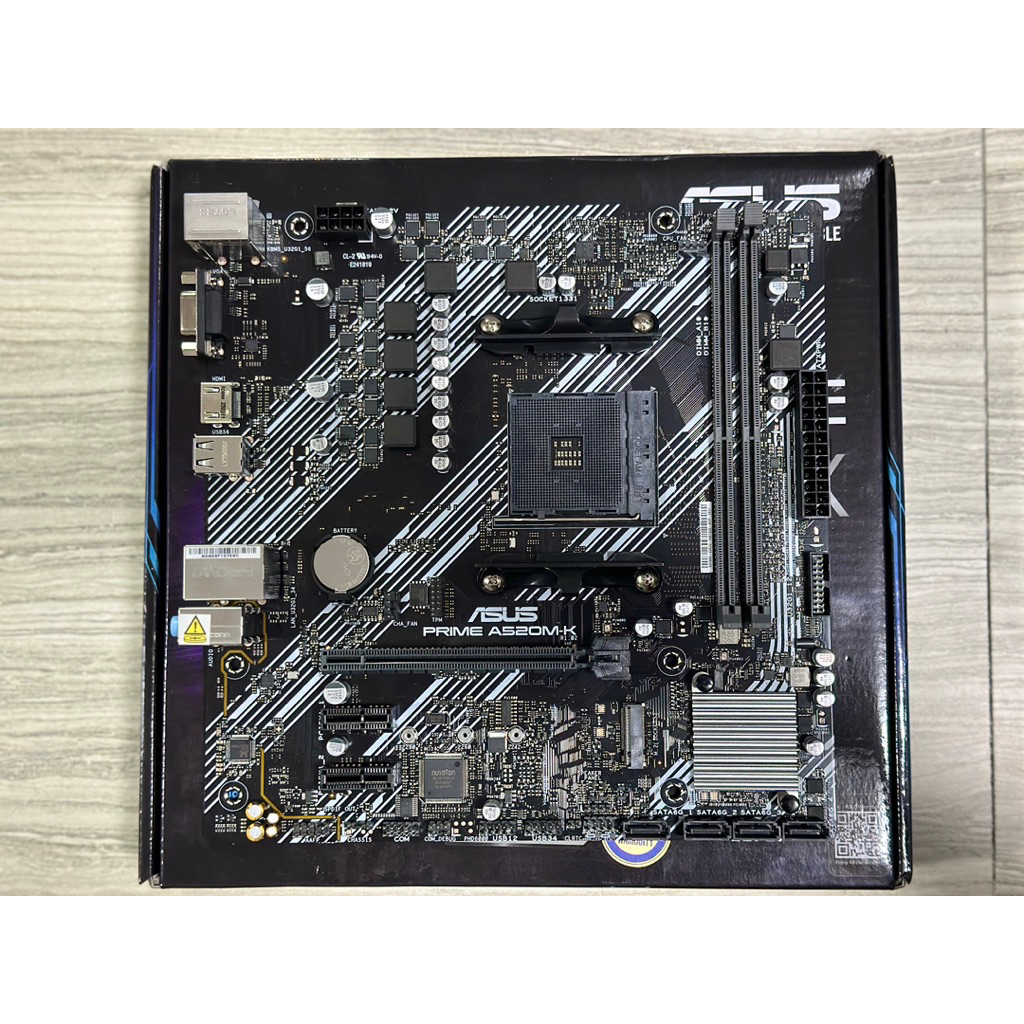 MAINBOARD (เมนบอร์ด) ASROCK A520M-HVS (DDR4) (SOCKET AM4) (MICRO-ATX) (มีของพร้อมจัดส่ง)