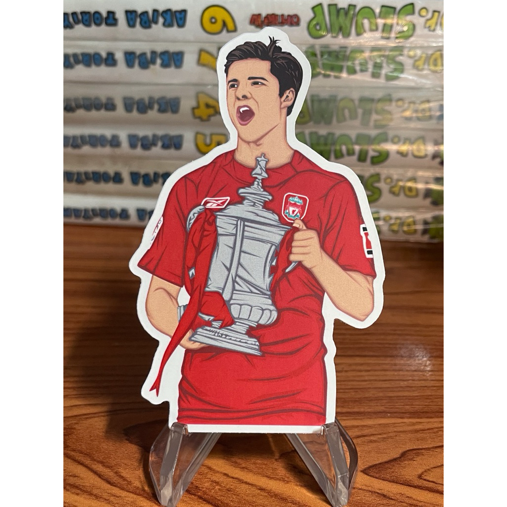 Liverpool สติ๊กเกอร์ชาบี อลอนโซ.(Xabi Alonso.) ชุดปี 2005.