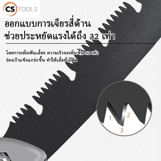 เลื่อยแต่งกิ่ง เลื่อยพับ เลื่อยพับได้ เลื่อยหางหนู เลื่อยตัดกิ่งไม้ ไม่เป็นสนิม เลื่อยพับ พกพาสะดวก