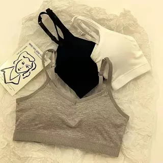 [Y D]🔥พร้อมส่ง🔥เสื้อในเด็กโต เสื้อในสปอร์ตบราเด็กผู้หญิง (ฟรีไซส์) รอบอก 24-32 นิ้ว เสื้อในนักเรียน แบบสวม#501-1